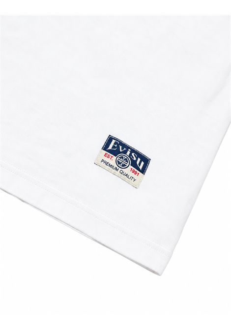 T-shirt con stampa EVISU | 2EAHTM6TS1121OFF WHITE
